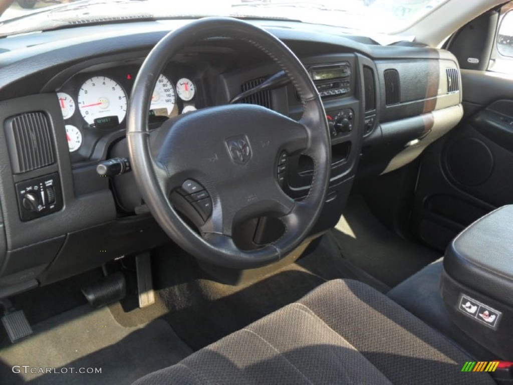 Dark Slate Gray Interior 2002 Dodge Ram 1500 SLT Regular Cab Photo #54617820