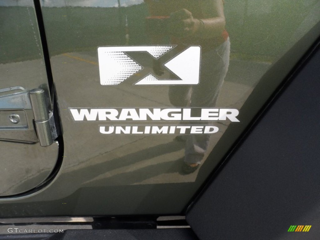 2009 Wrangler Unlimited X 4x4 - Jeep Green Metallic / Dark Slate Gray/Medium Slate Gray photo #16