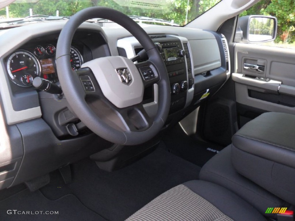 Dark Slate Gray/Medium Graystone Interior 2012 Dodge Ram 1500 SLT Quad Cab Photo #54619863