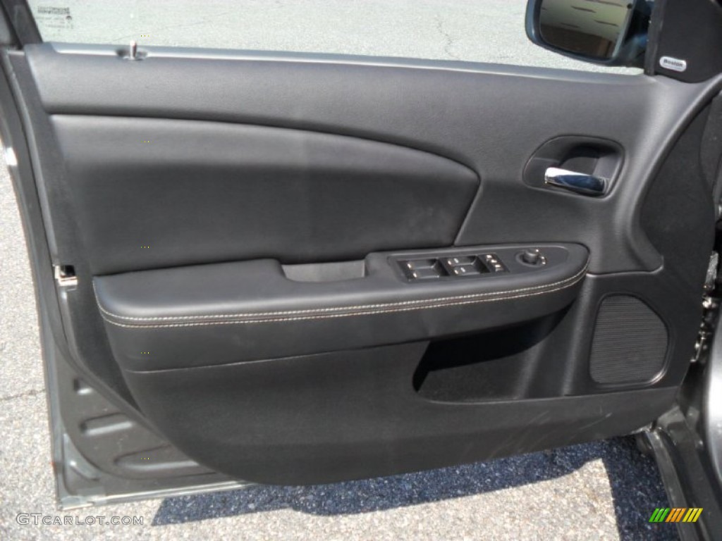 2012 Chrysler 200 Limited Sedan Black Door Panel Photo #54620367