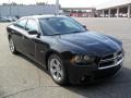 2012 Pitch Black Dodge Charger R/T Plus  photo #5