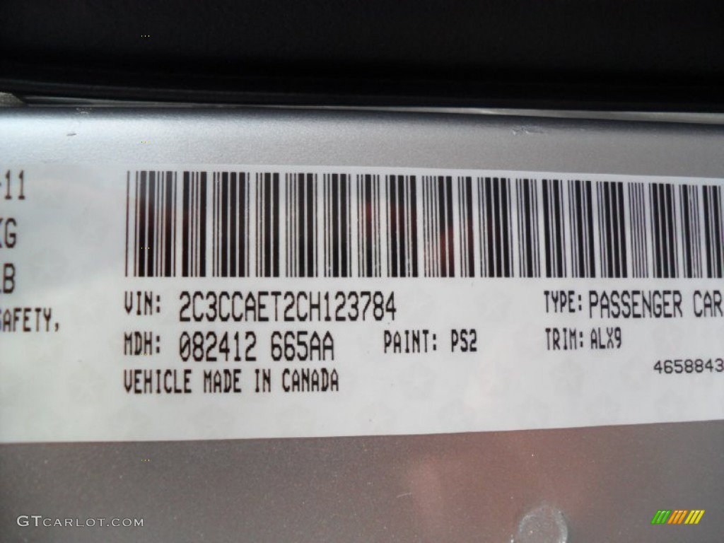 2012 300 C - Bright Silver Metallic / Black photo #6