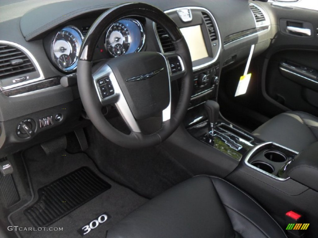Black Interior 2012 Chrysler 300 C Photo #54621012