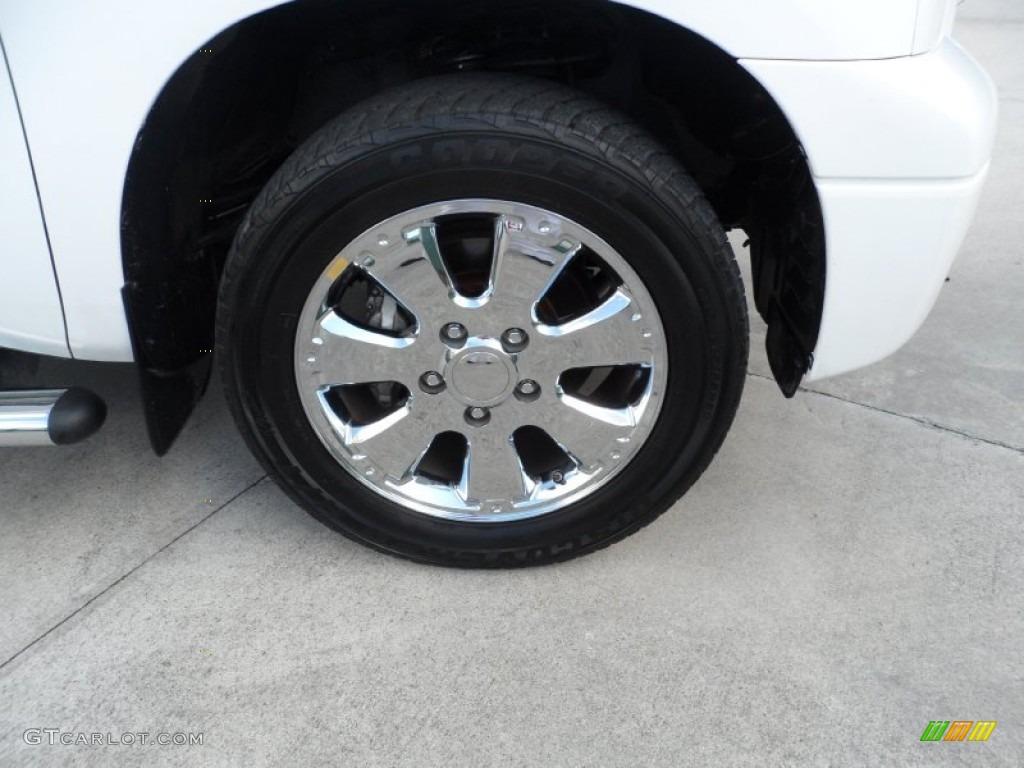 2008 Tundra Texas Edition Double Cab - Super White / Graphite Gray photo #15