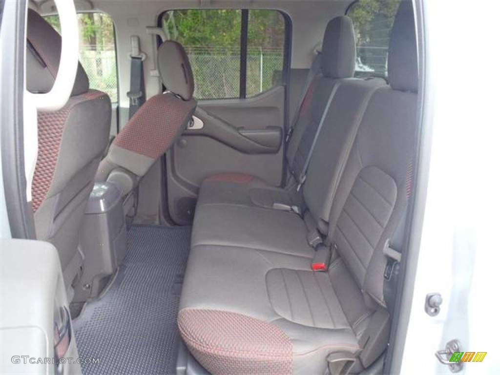 Pro 4X Graphite/Red Interior 2012 Nissan Frontier Pro-4X Crew Cab 4x4 Photo #54621531