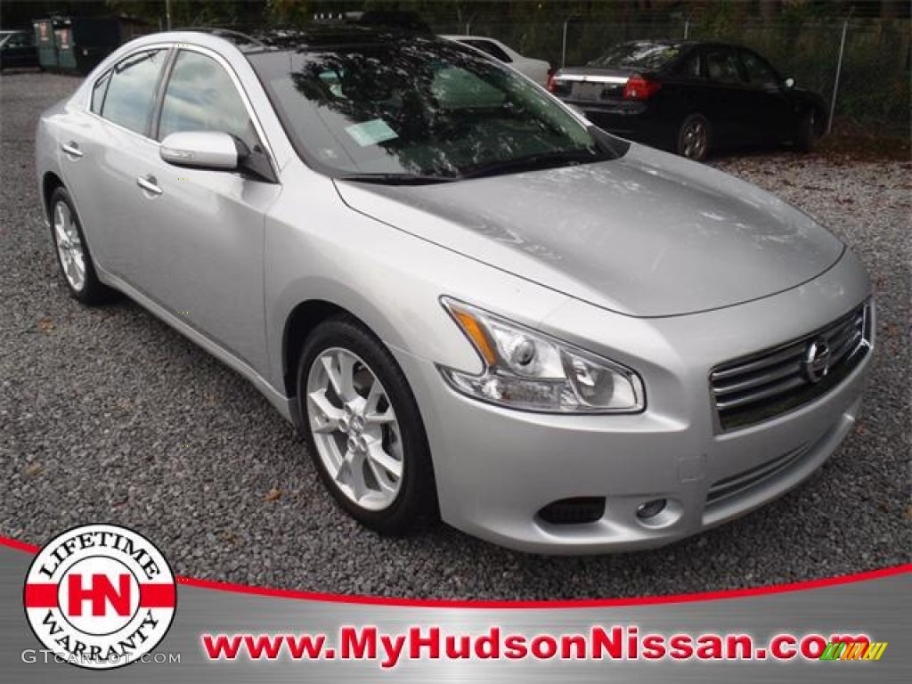 2012 Maxima 3.5 SV Sport - Brilliant Silver / Charcoal photo #1