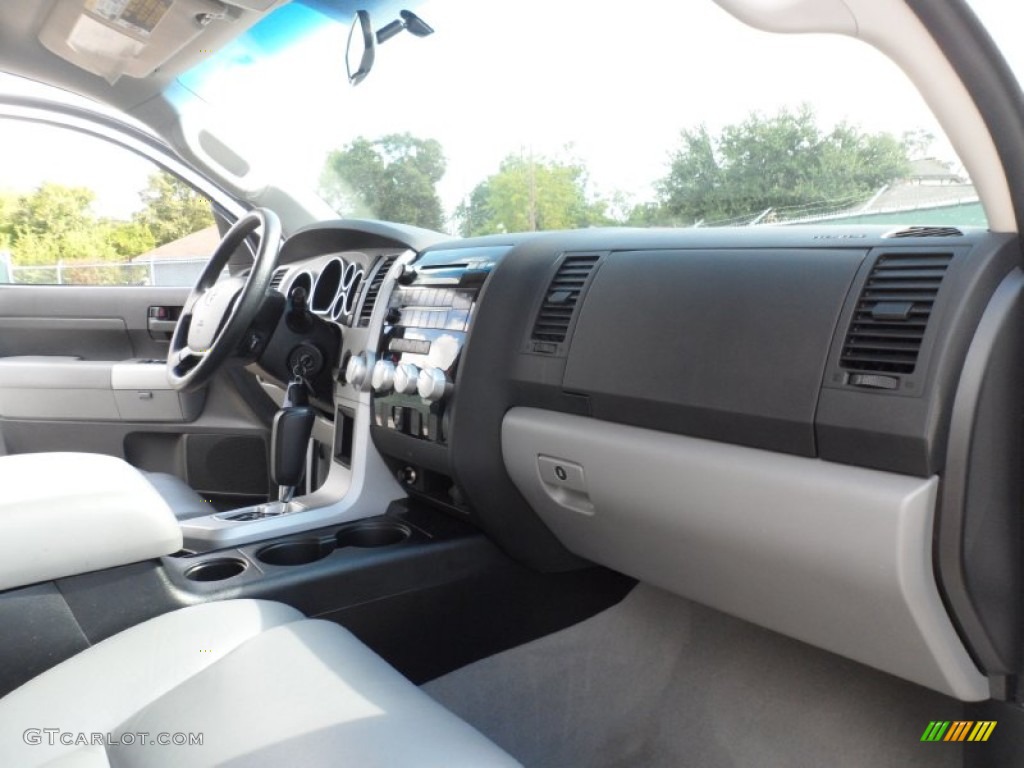 2008 Tundra Texas Edition Double Cab - Super White / Graphite Gray photo #27