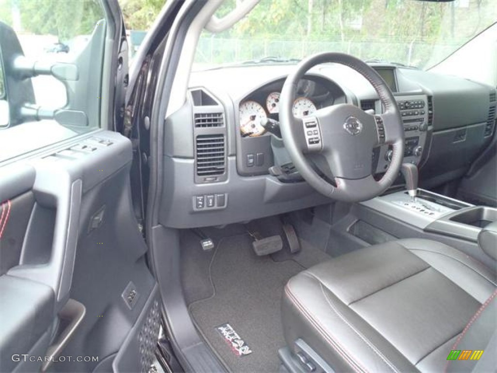 Pro 4X Charcoal Interior 2011 Nissan Titan Pro-4X Crew Cab 4x4 Photo #54621762