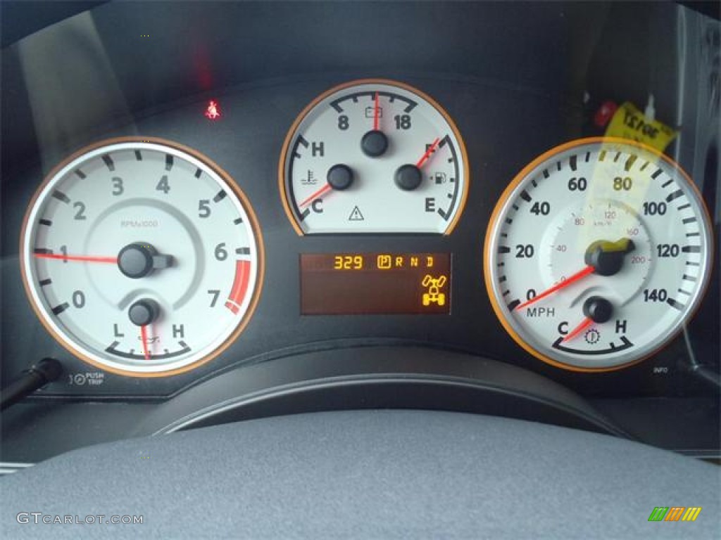 2011 Nissan Titan Pro-4X Crew Cab 4x4 Gauges Photo #54621774