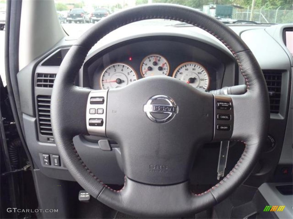 2011 Nissan Titan Pro-4X Crew Cab 4x4 Steering Wheel Photos