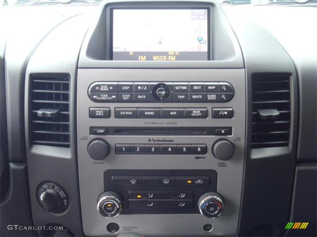 2011 Nissan Titan Pro-4X Crew Cab 4x4 Controls Photo #54621794