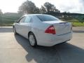 2012 White Suede Ford Fusion Hybrid  photo #5
