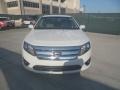 2012 White Suede Ford Fusion Hybrid  photo #8
