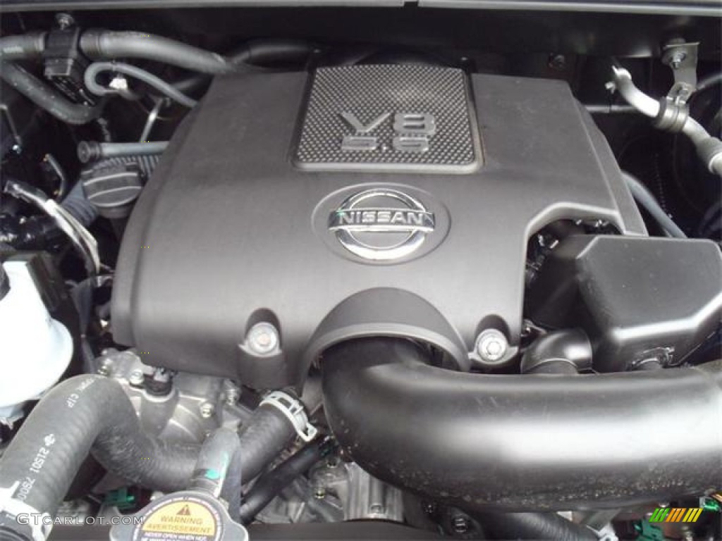 2011 Nissan Titan Pro-4X Crew Cab 4x4 5.6 Liter Flex-Fuel DOHC 32-Valve CVTCS V8 Engine Photo #54621871