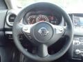 Charcoal 2012 Nissan Maxima 3.5 SV Steering Wheel
