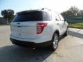 2012 White Platinum Tri-Coat Ford Explorer Limited  photo #3