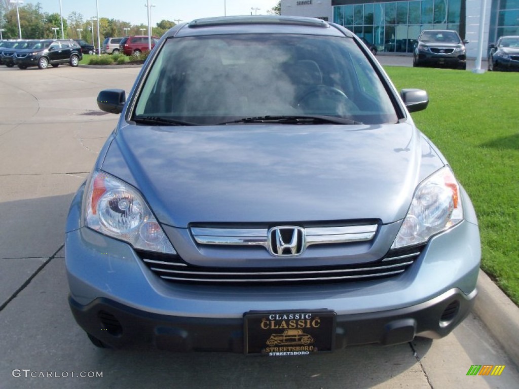 2009 CR-V EX 4WD - Glacier Blue Metallic / Black photo #2