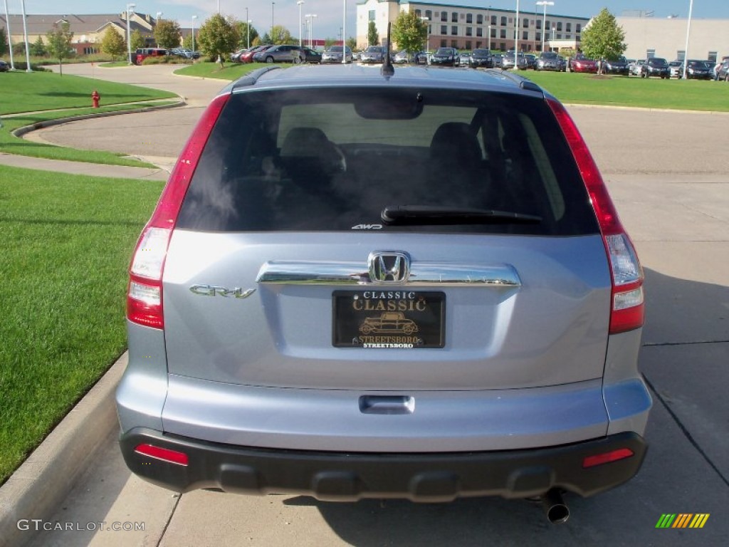 2009 CR-V EX 4WD - Glacier Blue Metallic / Black photo #5