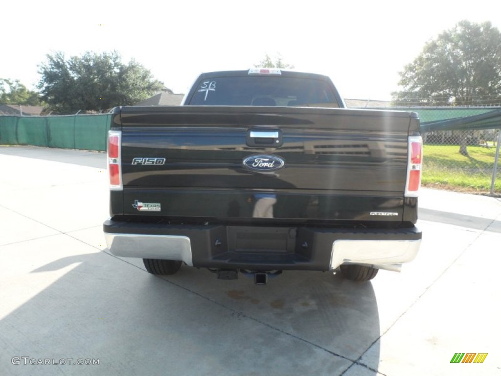 2011 F150 XLT SuperCrew - Ebony Black / Steel Gray photo #4