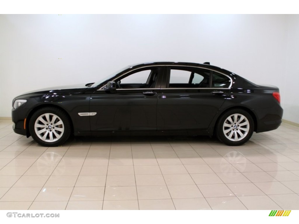 2011 7 Series 750Li xDrive Sedan - Black Sapphire Metallic / Black Nappa Leather photo #4