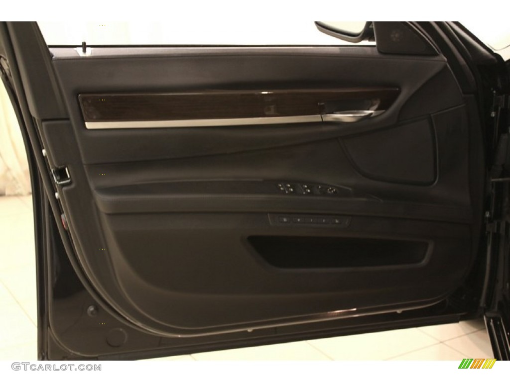 2011 7 Series 750Li xDrive Sedan - Black Sapphire Metallic / Black Nappa Leather photo #5
