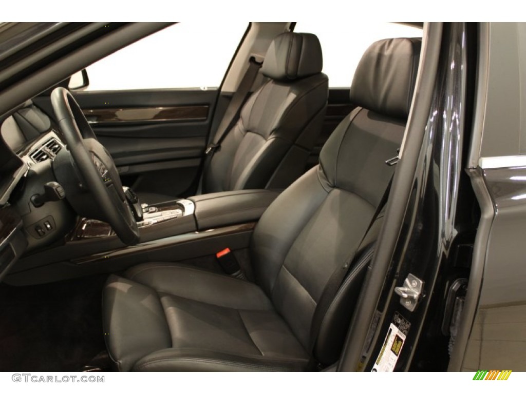 2011 7 Series 750Li xDrive Sedan - Black Sapphire Metallic / Black Nappa Leather photo #8