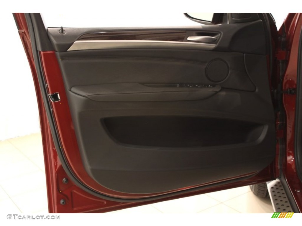 2011 BMW X6 xDrive35i Black Door Panel Photo #54623619