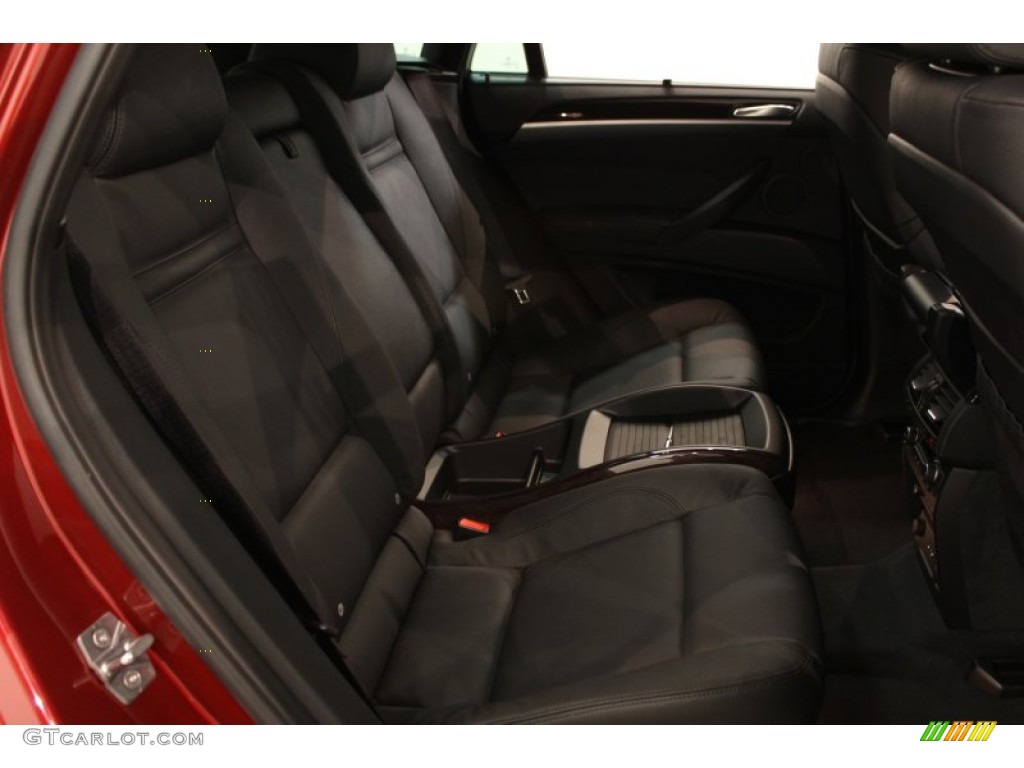 Black Interior 2011 BMW X6 xDrive35i Photo #54623781