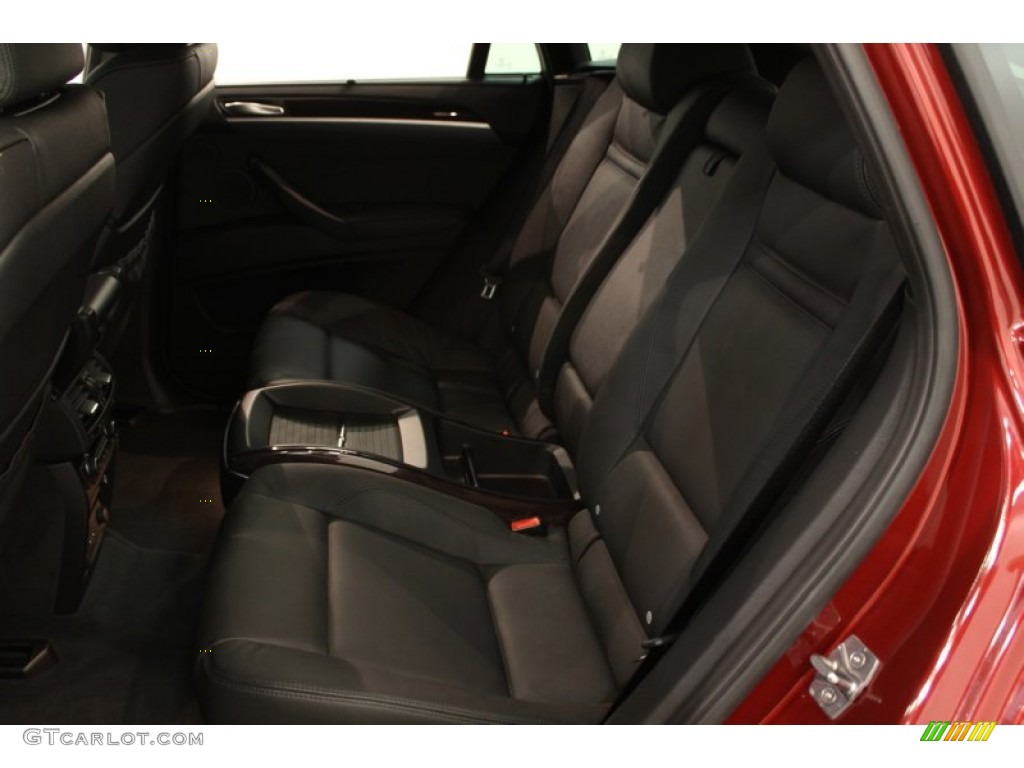 Black Interior 2011 BMW X6 xDrive35i Photo #54623790