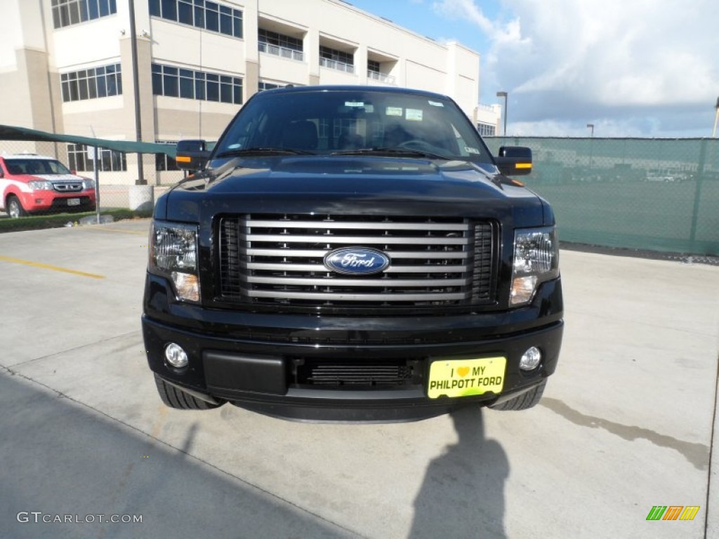 2011 F150 FX2 SuperCrew - Ebony Black / Black photo #8