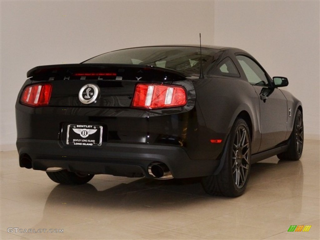 2011 Mustang Shelby GT500 SVT Performance Package Coupe - Ebony Black / Charcoal Black/Black photo #7