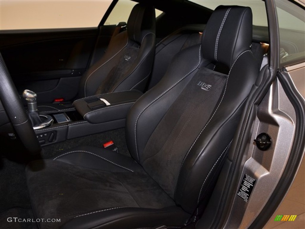 Obsidian Black Interior 2009 Aston Martin DBS Coupe Photo #54625392
