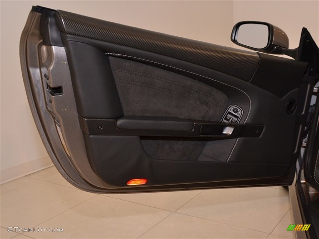2009 Aston Martin DBS Coupe Obsidian Black Door Panel Photo #54625419
