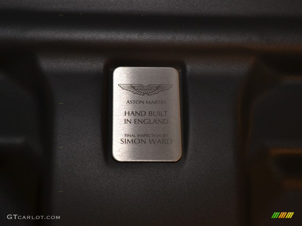 2009 Aston Martin DBS Coupe Info Tag Photo #54625455