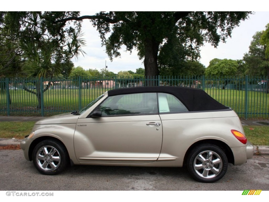 Linen Gold Metallic Pearl 2005 Chrysler PT Cruiser Touring Turbo Convertible Exterior Photo #54625809