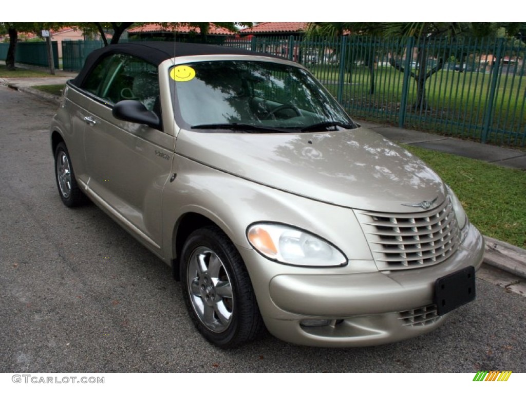 Linen Gold Metallic Pearl 2005 Chrysler PT Cruiser Touring Turbo Convertible Exterior Photo #54625878