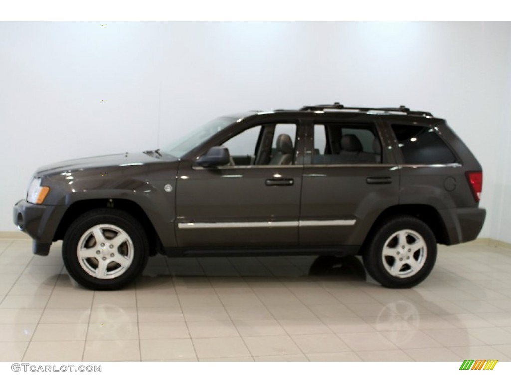 2005 Grand Cherokee Limited 4x4 - Dark Khaki Pearl / Dark Khaki/Light Graystone photo #4