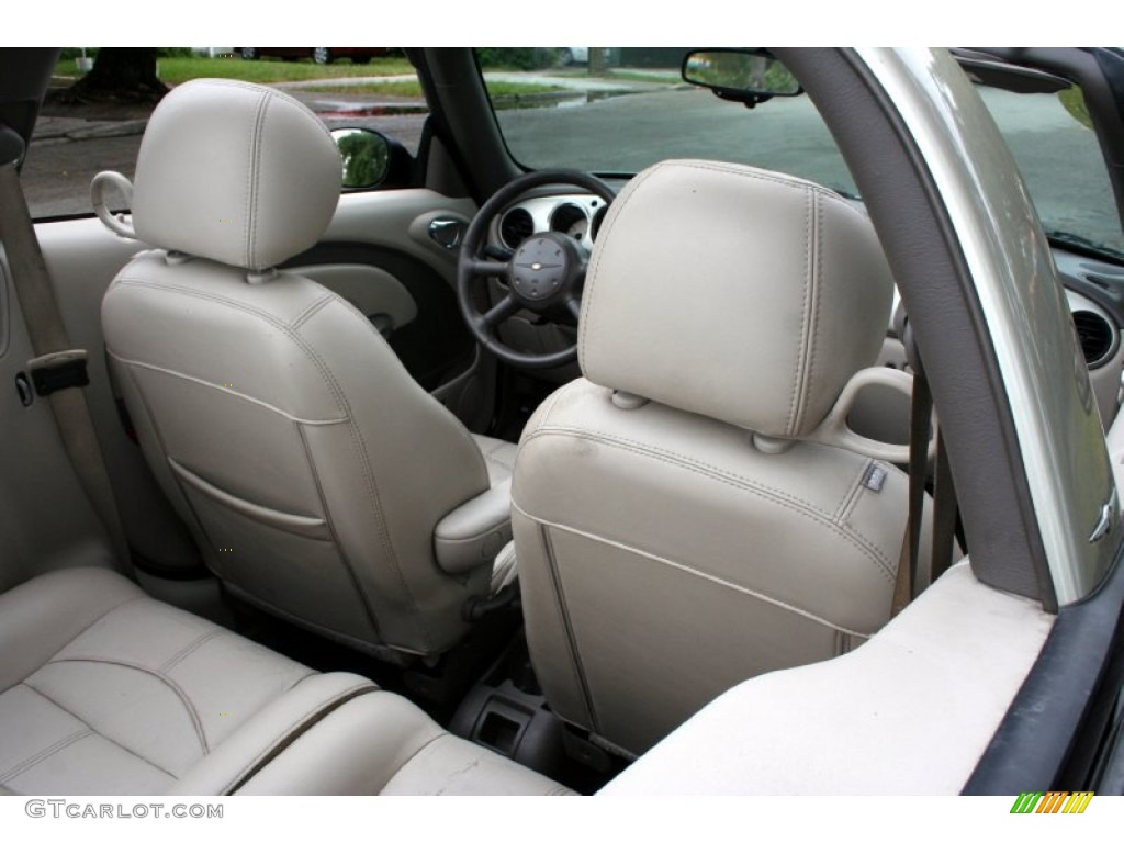 Taupe/Pearl Beige Interior 2005 Chrysler PT Cruiser Touring Turbo Convertible Photo #54626091
