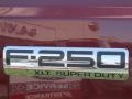 2005 Dark Toreador Red Metallic Ford F250 Super Duty XLT SuperCab 4x4  photo #5