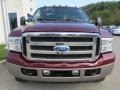 2005 Dark Toreador Red Metallic Ford F250 Super Duty XLT SuperCab 4x4  photo #6