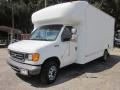 2004 Oxford White Ford E Series Cutaway E450 Commercial Moving Truck  photo #6