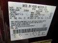 UK: Royal Red Metallic 2010 Ford Expedition XLT 4x4 Color Code