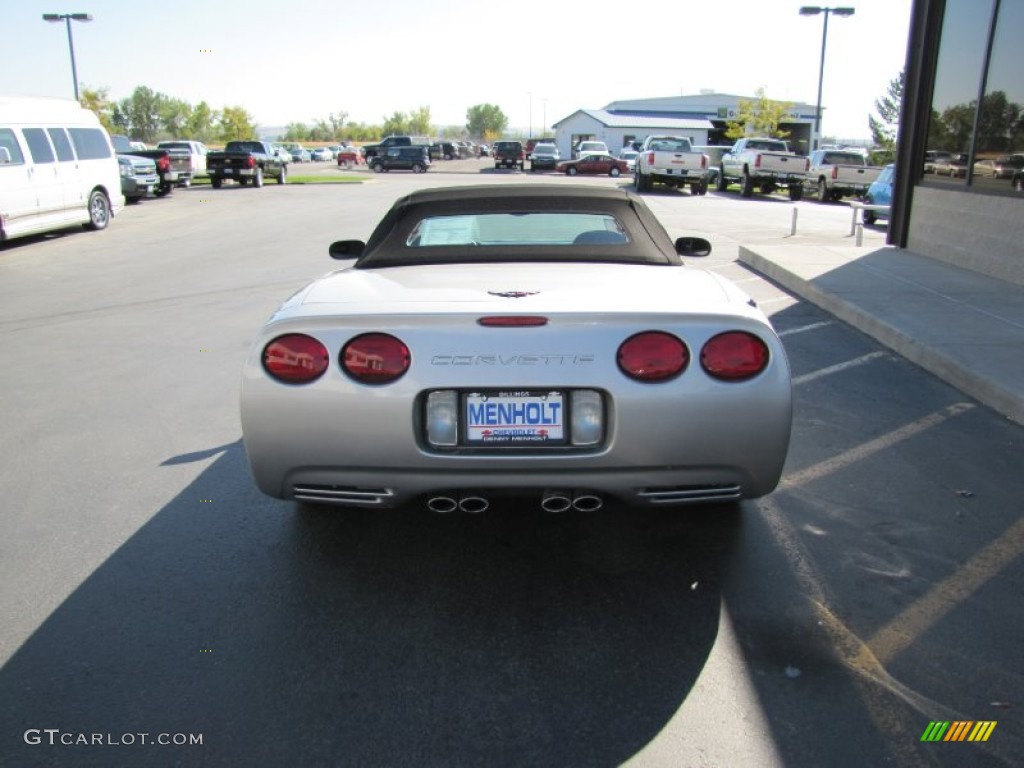 2004 Corvette Convertible - Machine Silver Metallic / Black photo #20