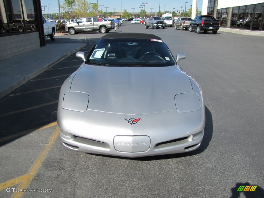 2004 Corvette Convertible - Machine Silver Metallic / Black photo #23