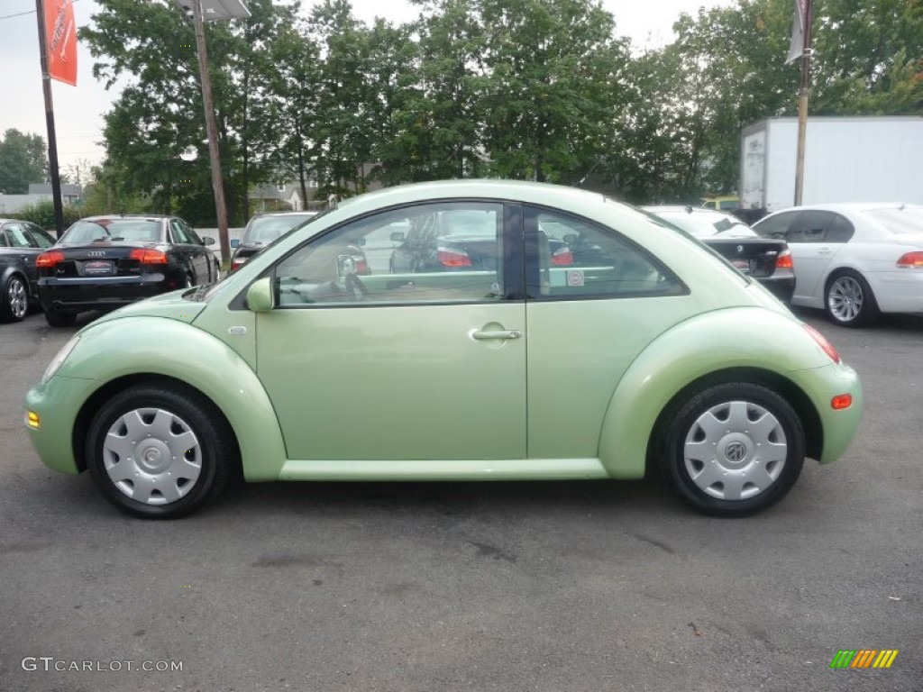 Cyber Green Metallic 2001 Volkswagen New Beetle GLS Coupe Exterior Photo #54627768
