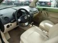 Cream 2001 Volkswagen New Beetle GLS Coupe Interior Color