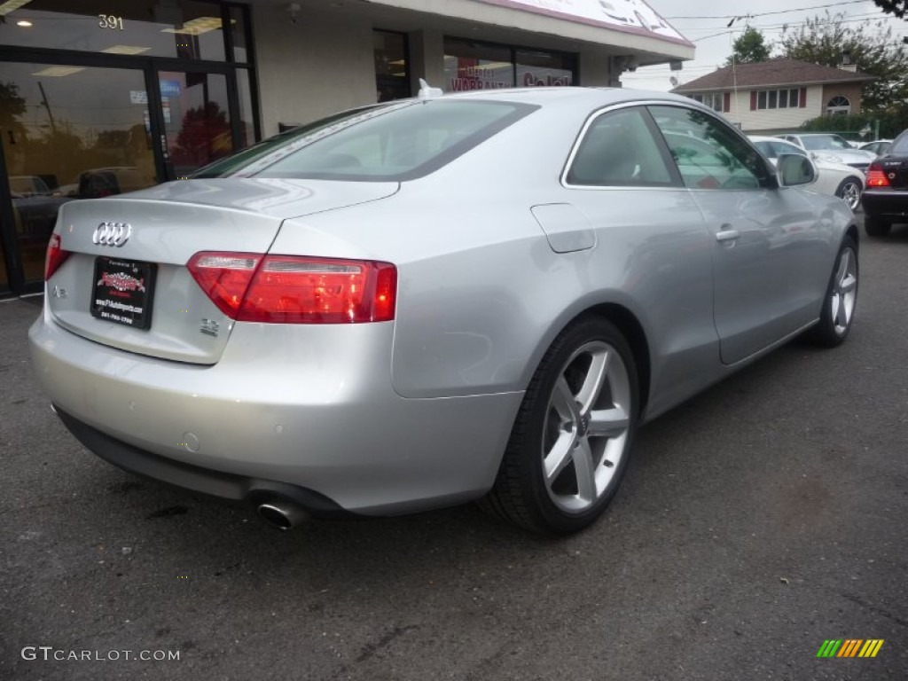 2008 A5 3.2 quattro Coupe - Avus Silver Pearl Effect / Black photo #5