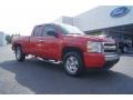 2008 Victory Red Chevrolet Silverado 1500 Z71 Extended Cab 4x4  photo #1