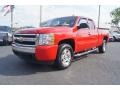 2008 Victory Red Chevrolet Silverado 1500 Z71 Extended Cab 4x4  photo #6