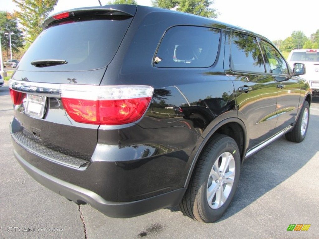 Brilliant Black Crystal Pearl 2012 Dodge Durango SXT Exterior Photo #54628413